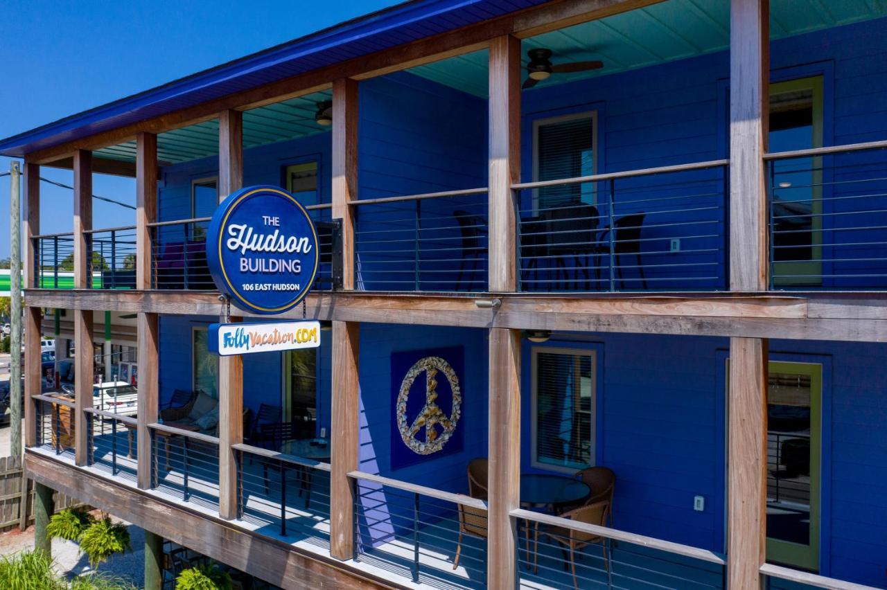 Folly Vacation Perfect Purple Palace Apt A Folly Beach Exterior foto